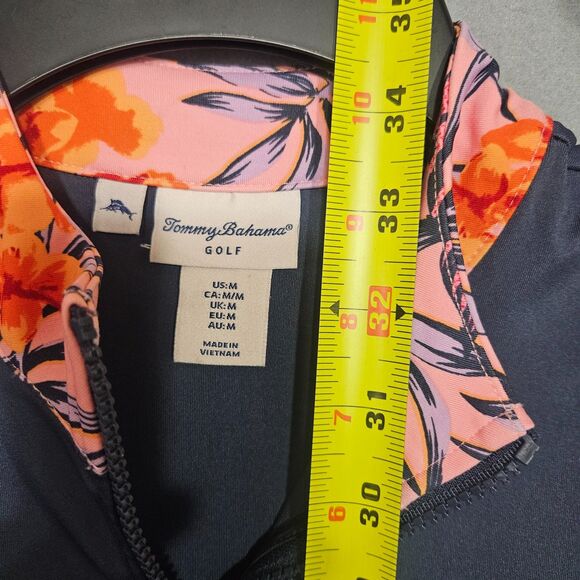 Tommy Bahama Golf Dress Size Medium Navy Short Bodycon Sleeveless Athletic Wear - Picture 2 of 6